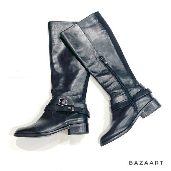 Neiman Marcus Black Knee High Riding Boots Size: 36 EU, 5.5 US - Picture 5 of 7
